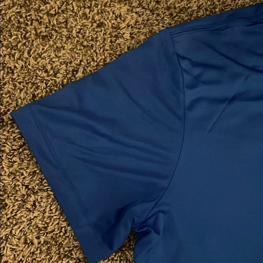 Nike Men's Royal Blue Dry Fit Short Sleeve Tee - Picture 3 of 7